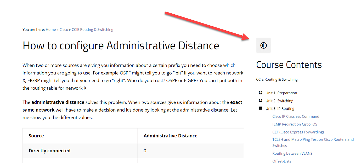 Dark theme for Networklessons General Community