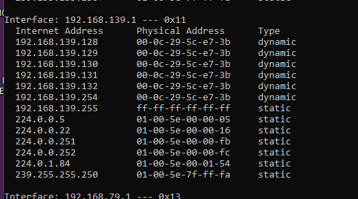 Changed mac addresses